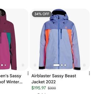 Airblaster jacket worn twice